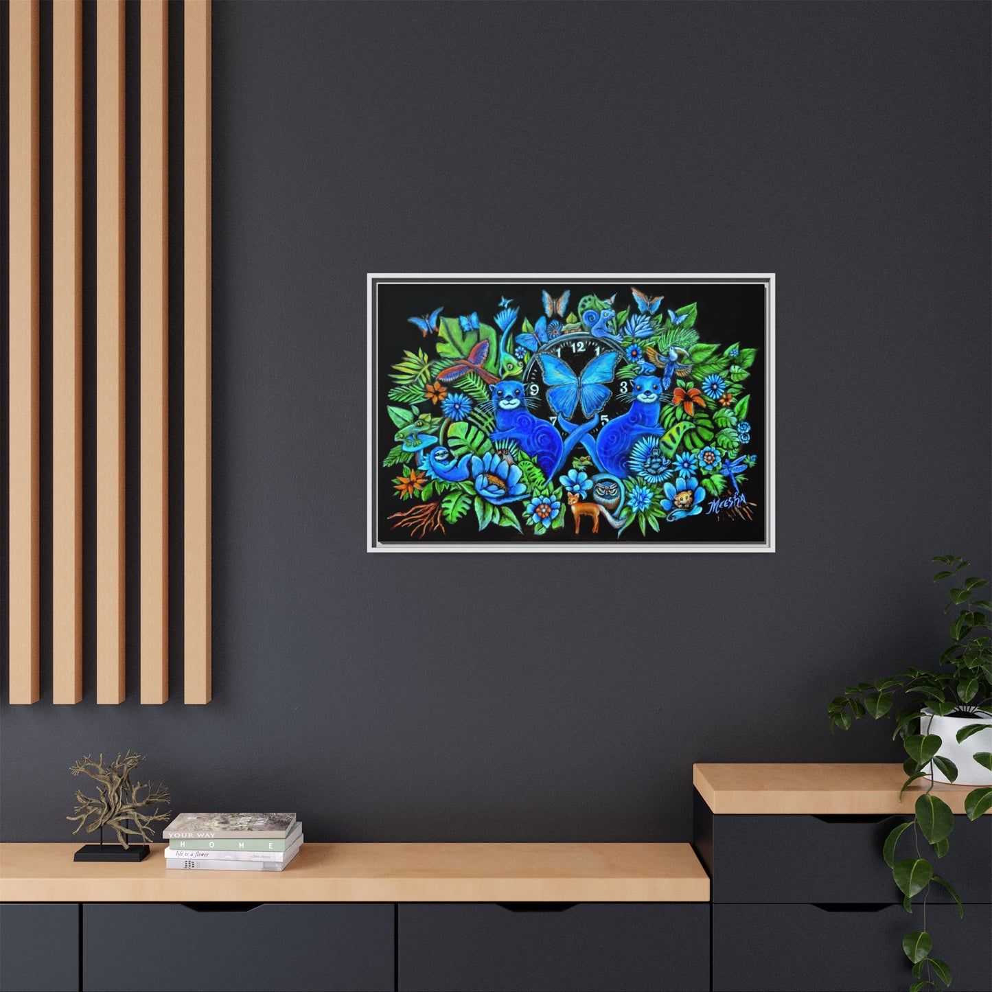 Out of Time Framed Canvas Print