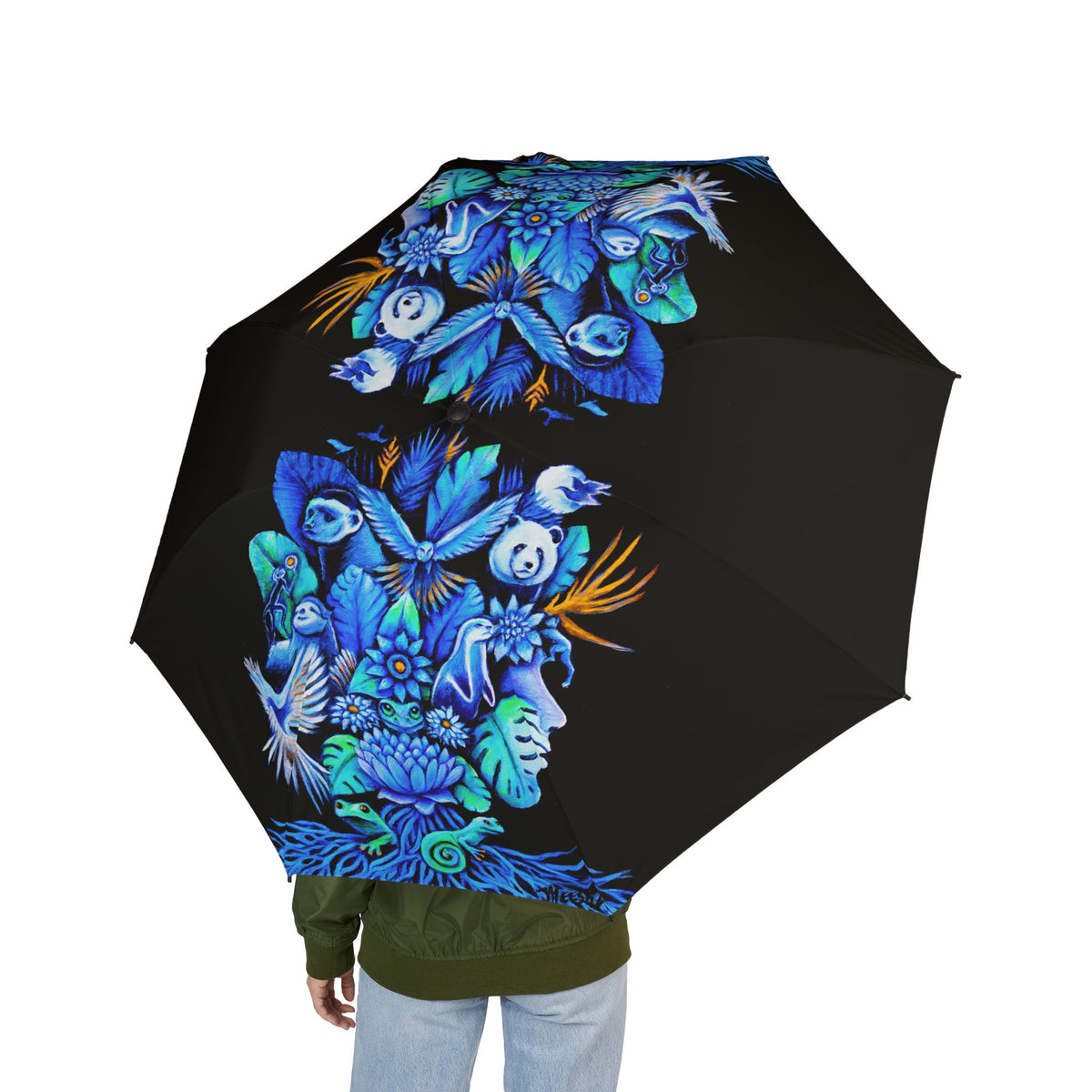 Out of the blue Foldable Umbrella