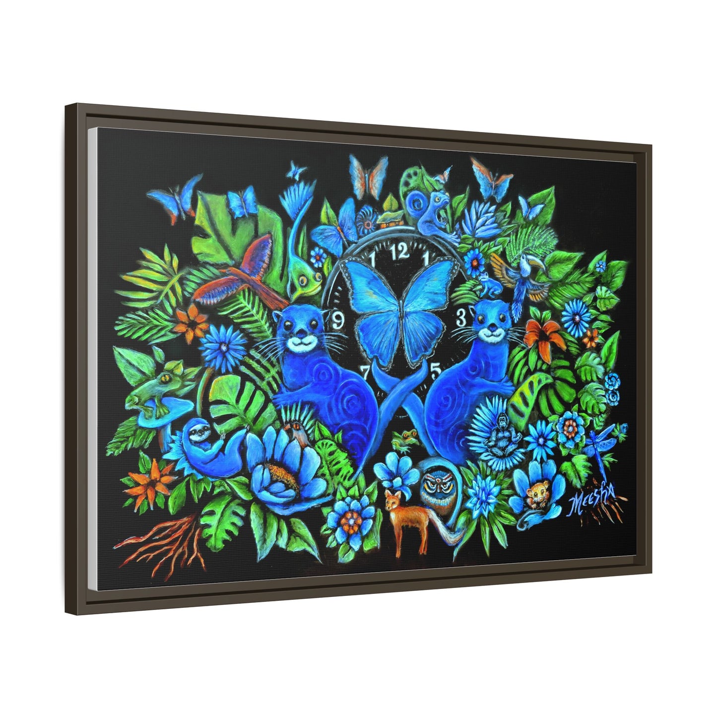 Out of Time Framed Canvas Print