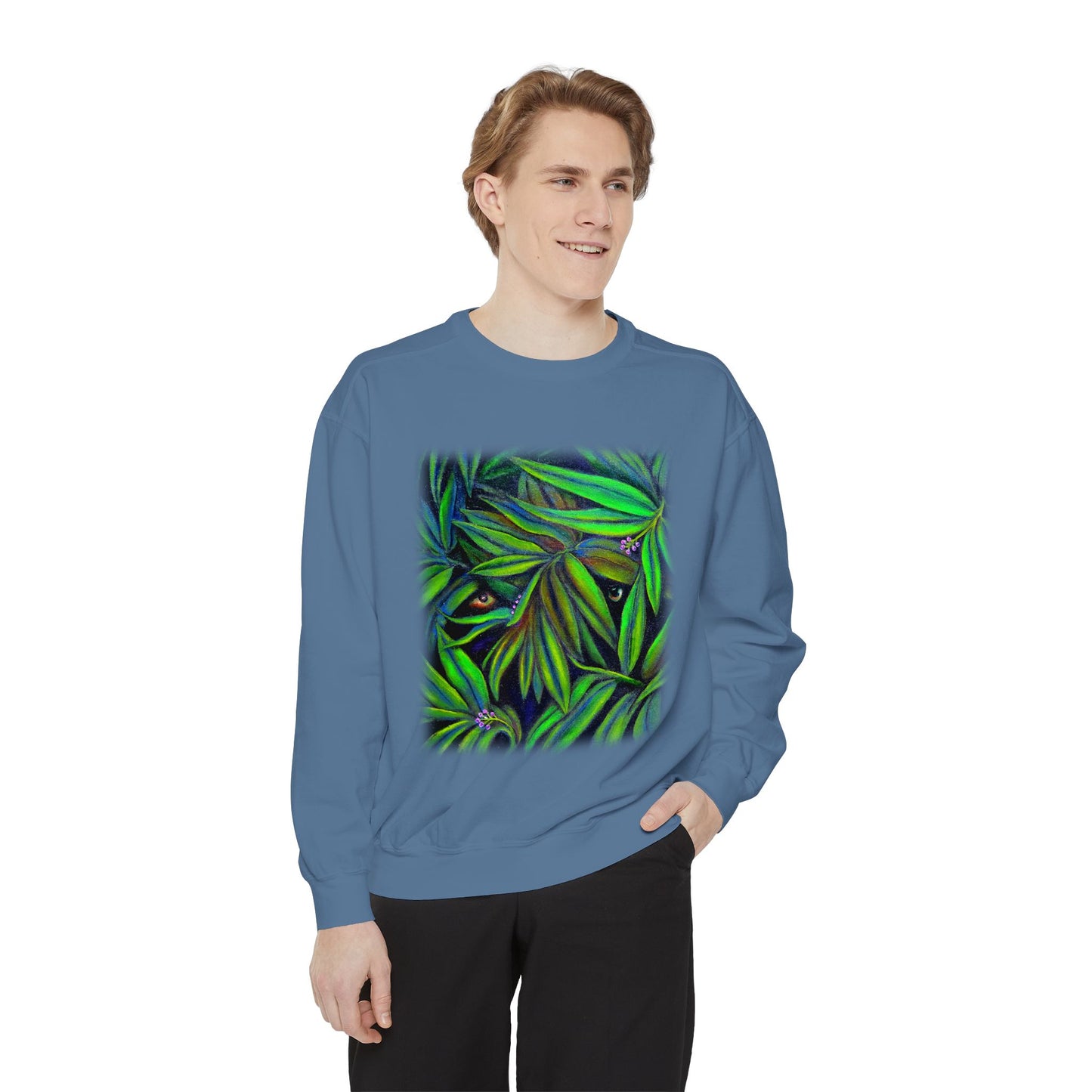 Jeepers Peepers Unisex Garment-Dyed Sweatshirt