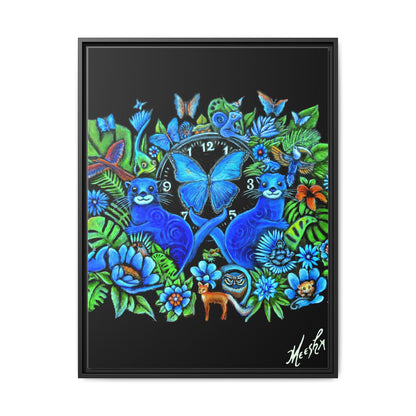 Out of Time Framed Canvas Print