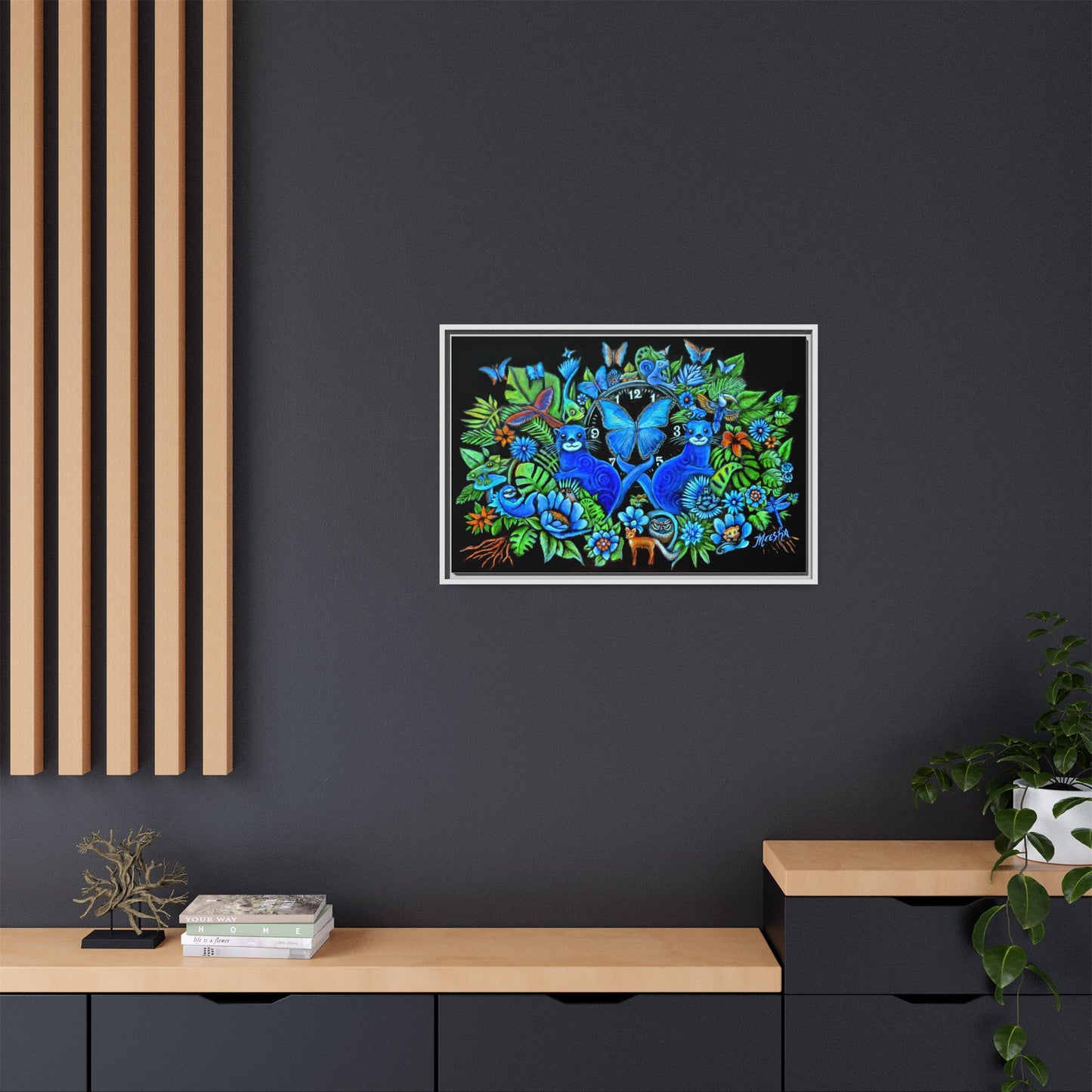 Out of Time Framed Canvas Print