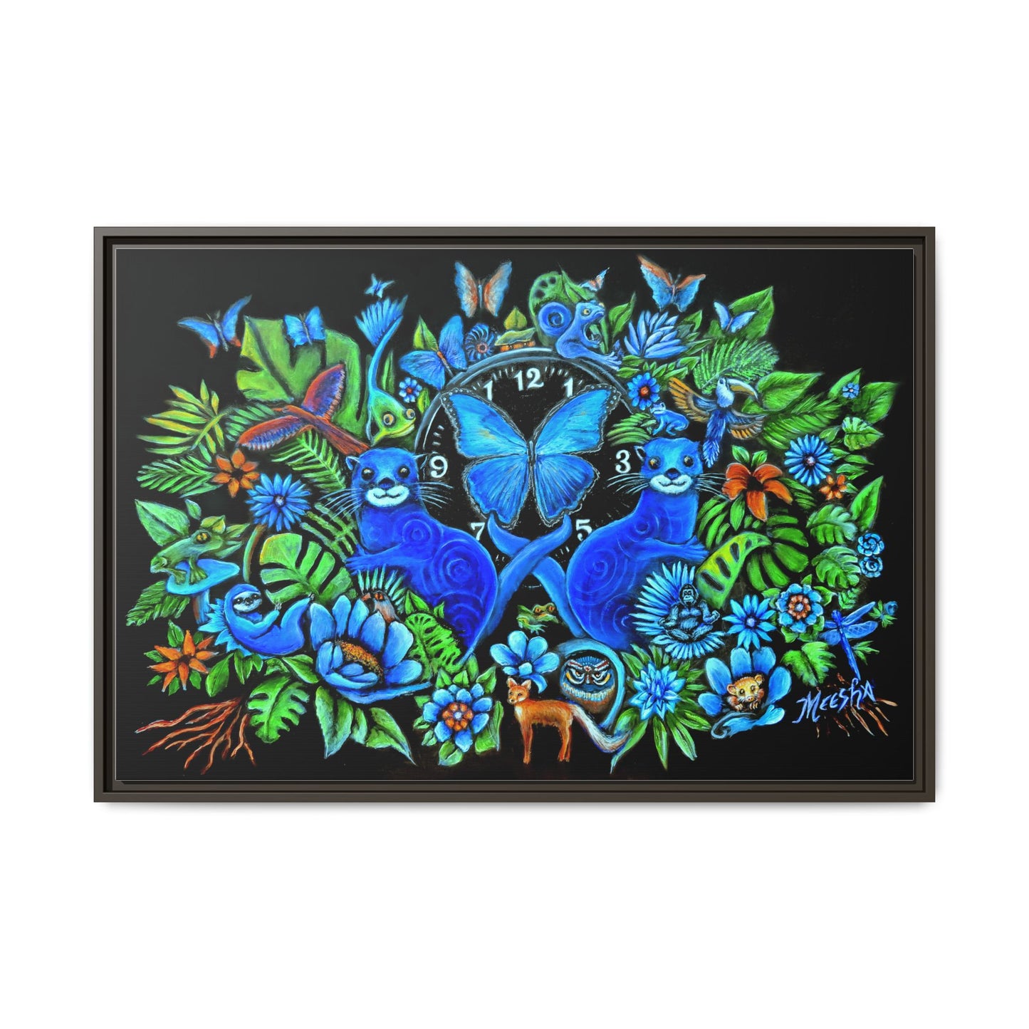 Out of Time Framed Canvas Print