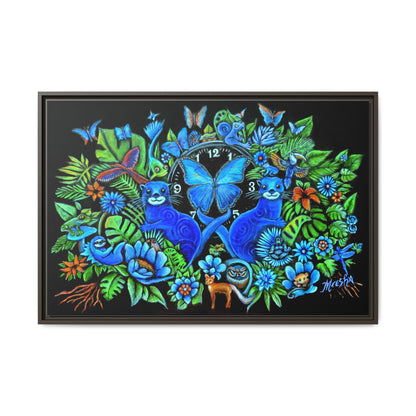 Out of Time Framed Canvas Print