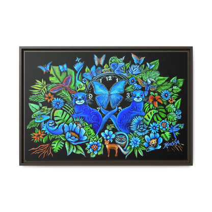 Out of Time Framed Canvas Print