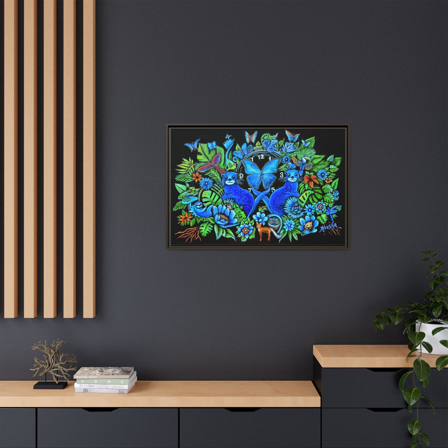 Out of Time Framed Canvas Print