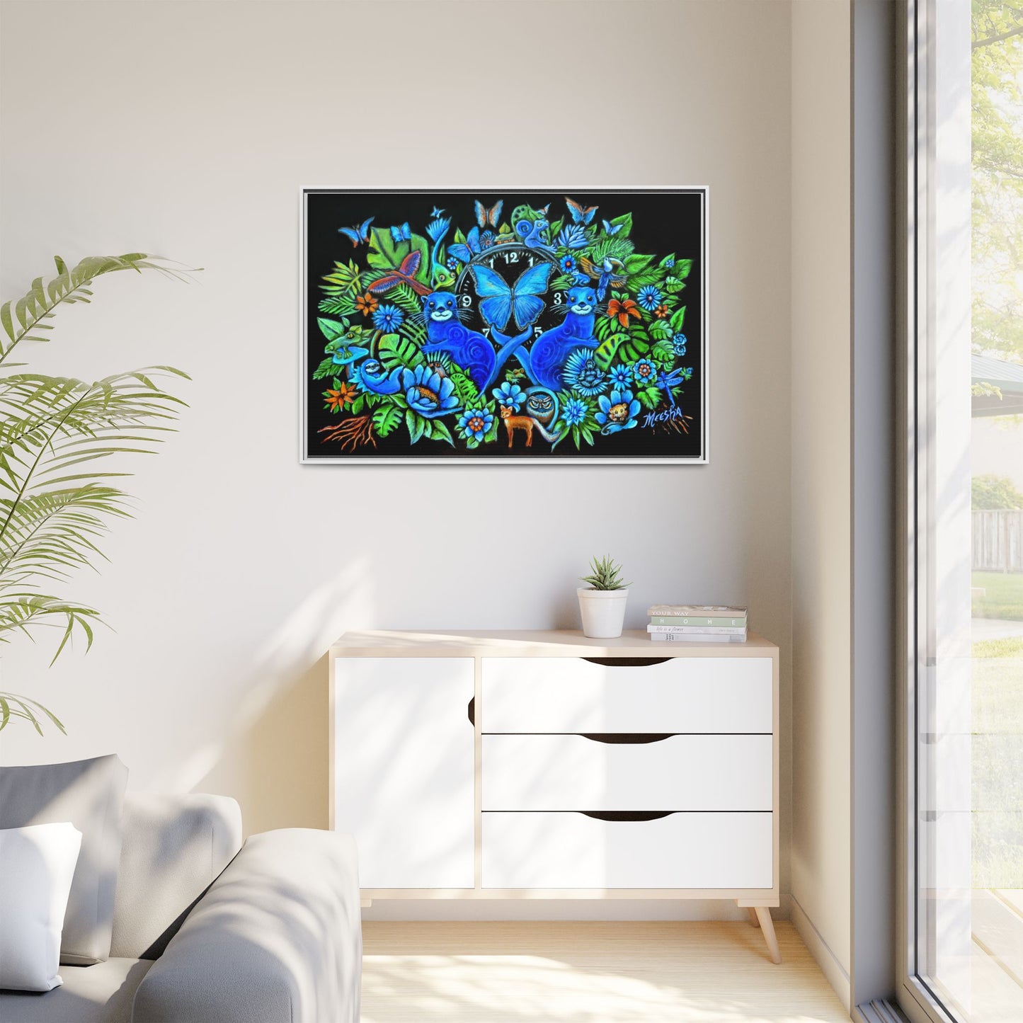Out of Time Framed Canvas Print