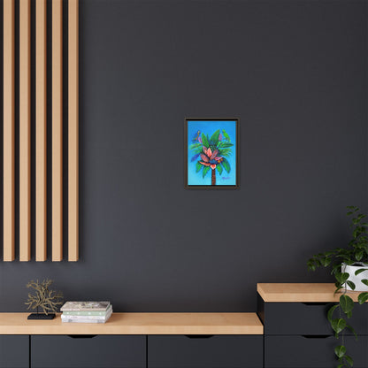 Palm Tree of Life Framed Canvas Print