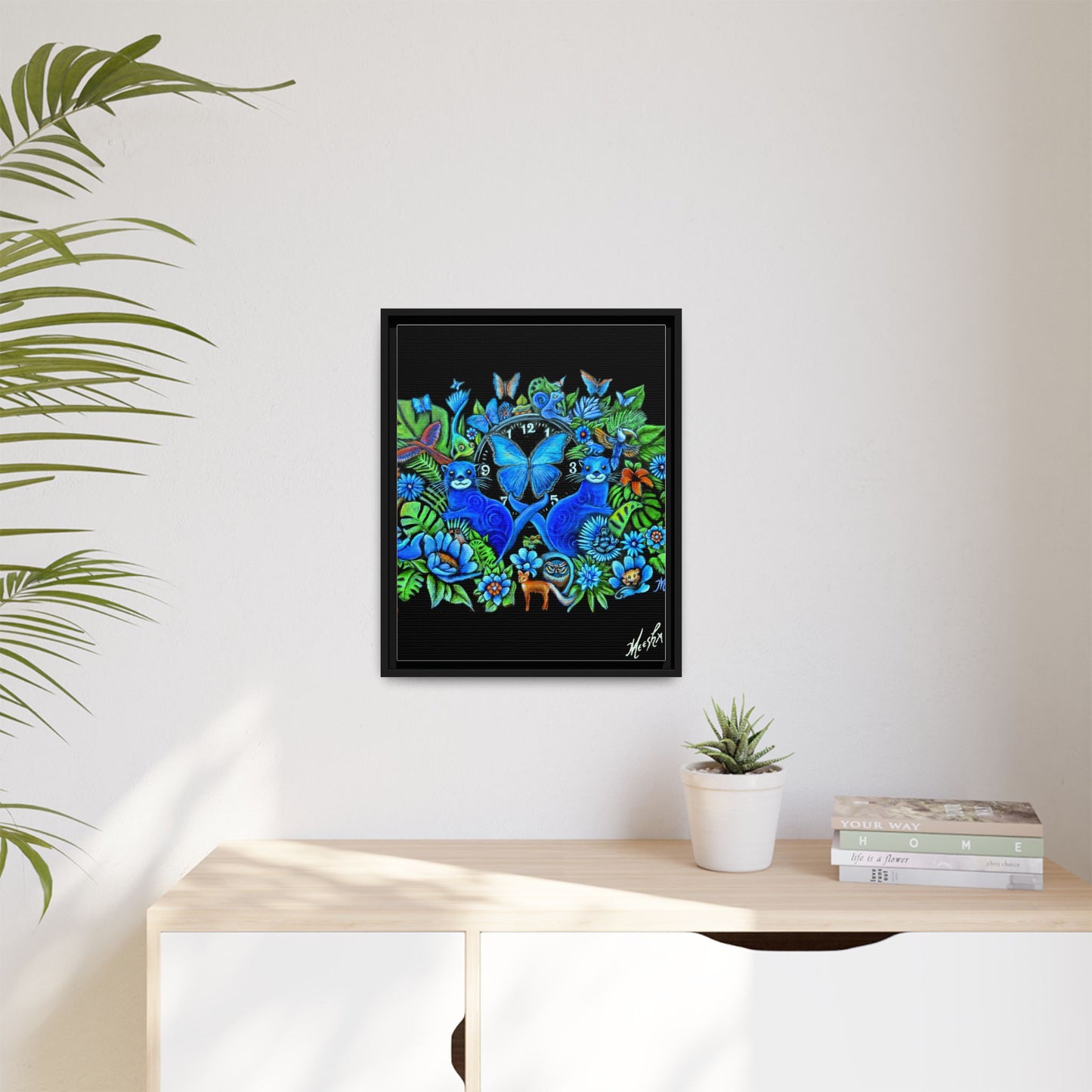 Out of Time Framed Canvas Print
