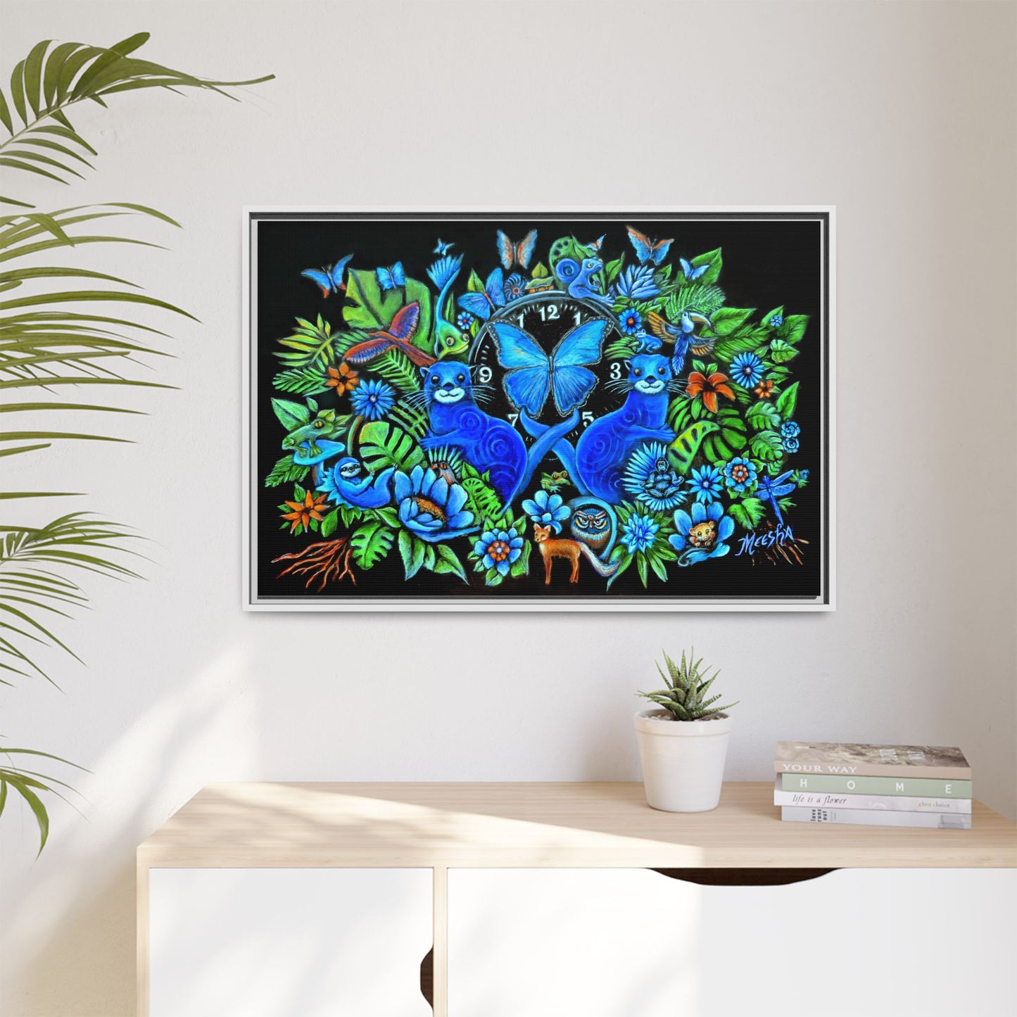Out of Time Framed Canvas Print