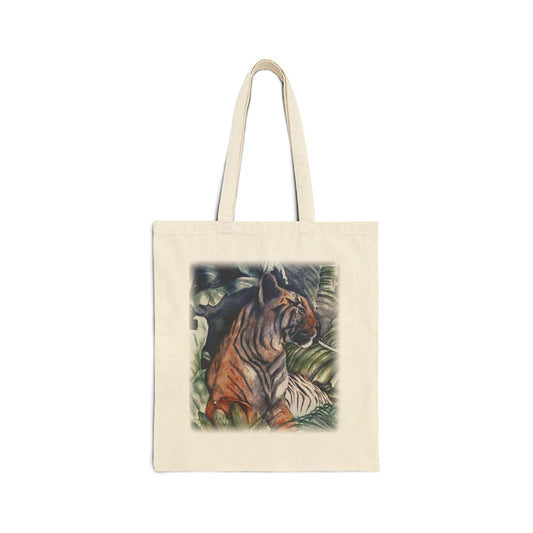 Watchful Warrior High-quality Cotton Canvas Tote Bag