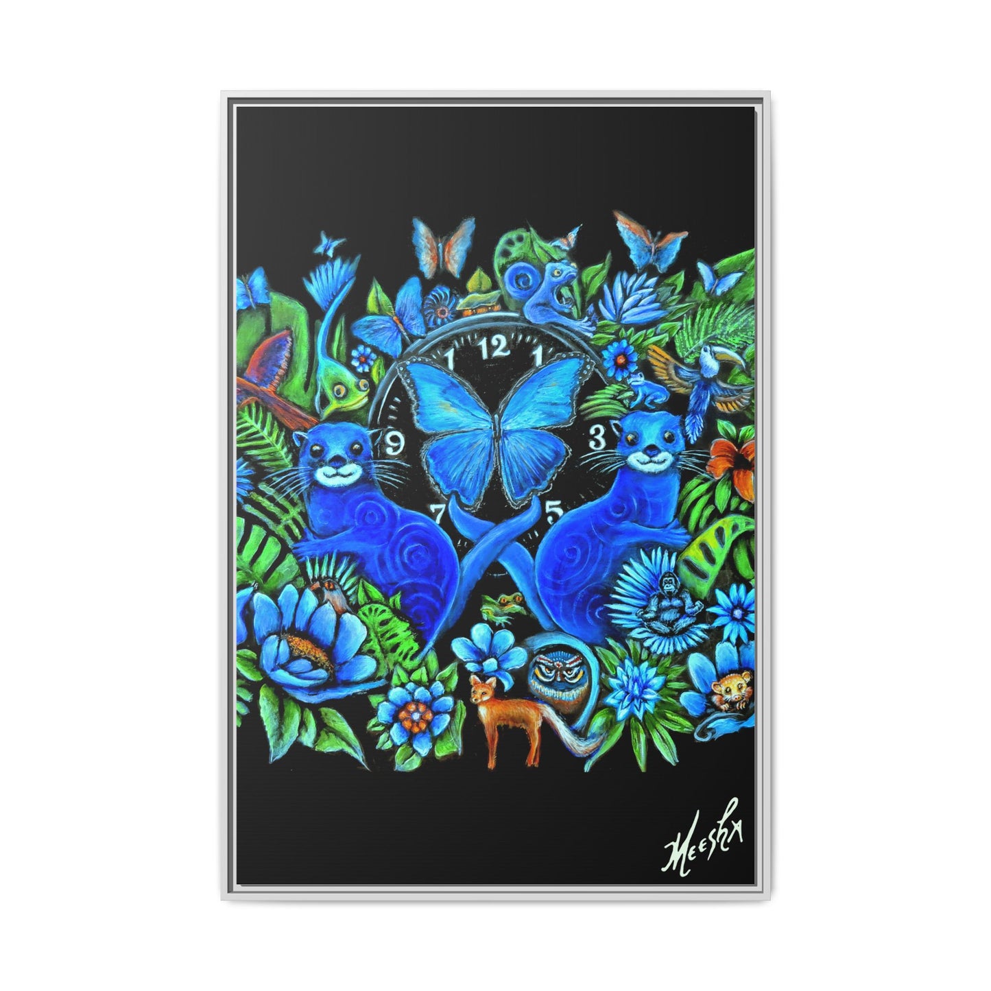 Out of Time Framed Canvas Print