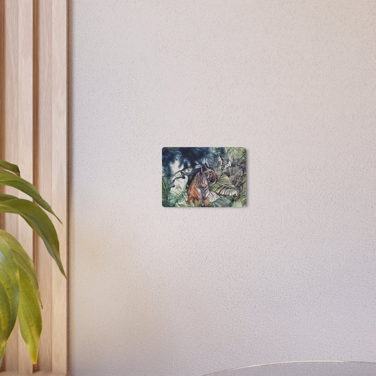 Watchful Warrior Metal Art Sign