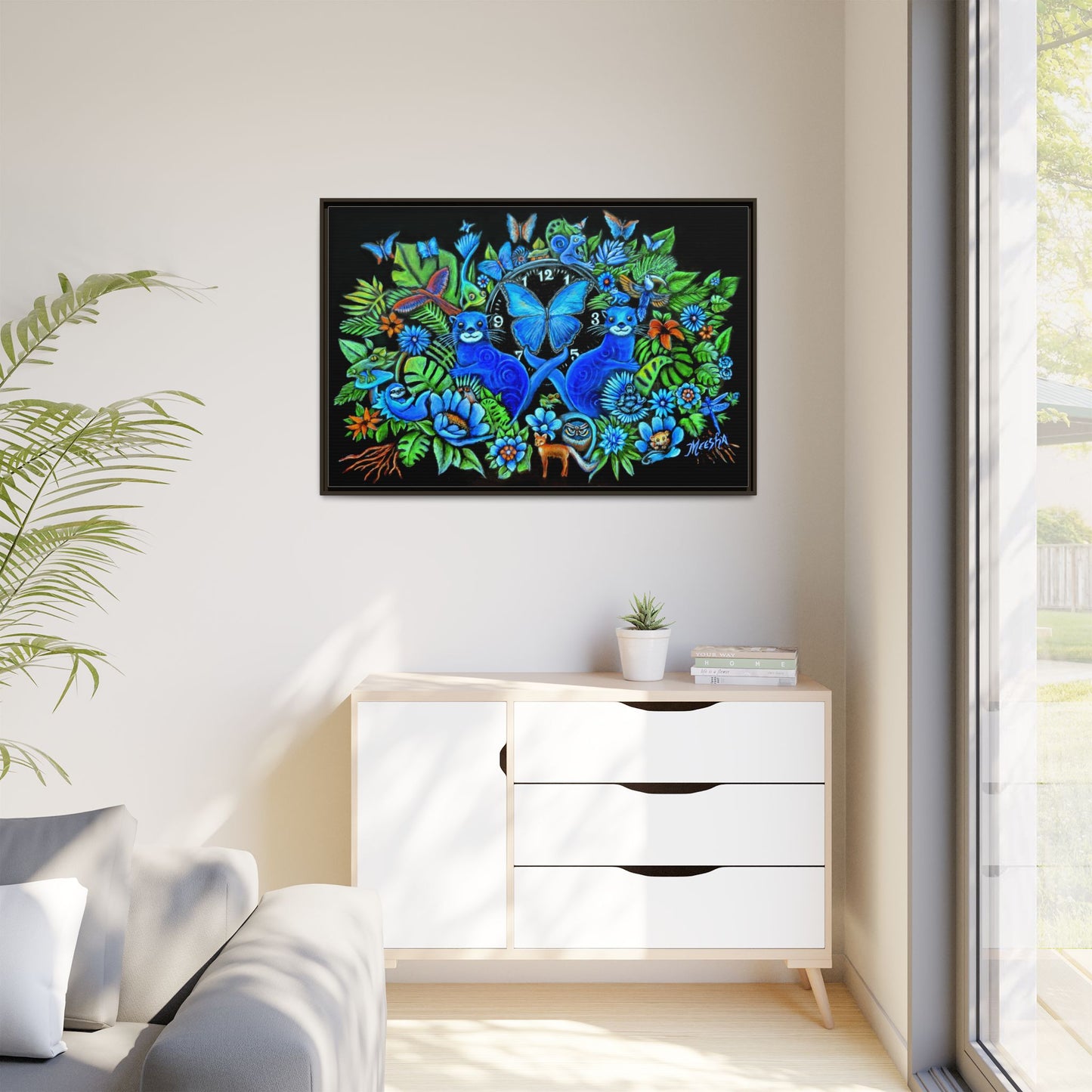 Out of Time Framed Canvas Print