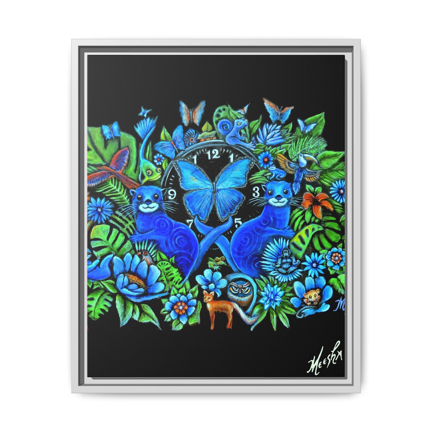 Out of Time Framed Canvas Print
