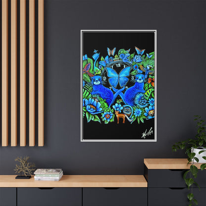 Out of Time Framed Canvas Print