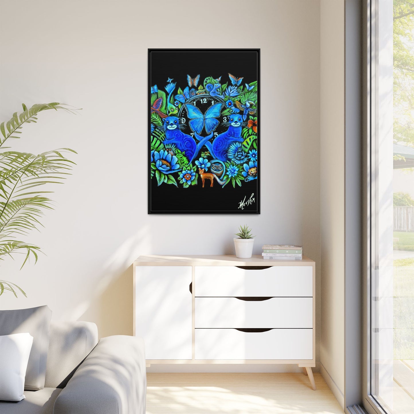 Out of Time Framed Canvas Print