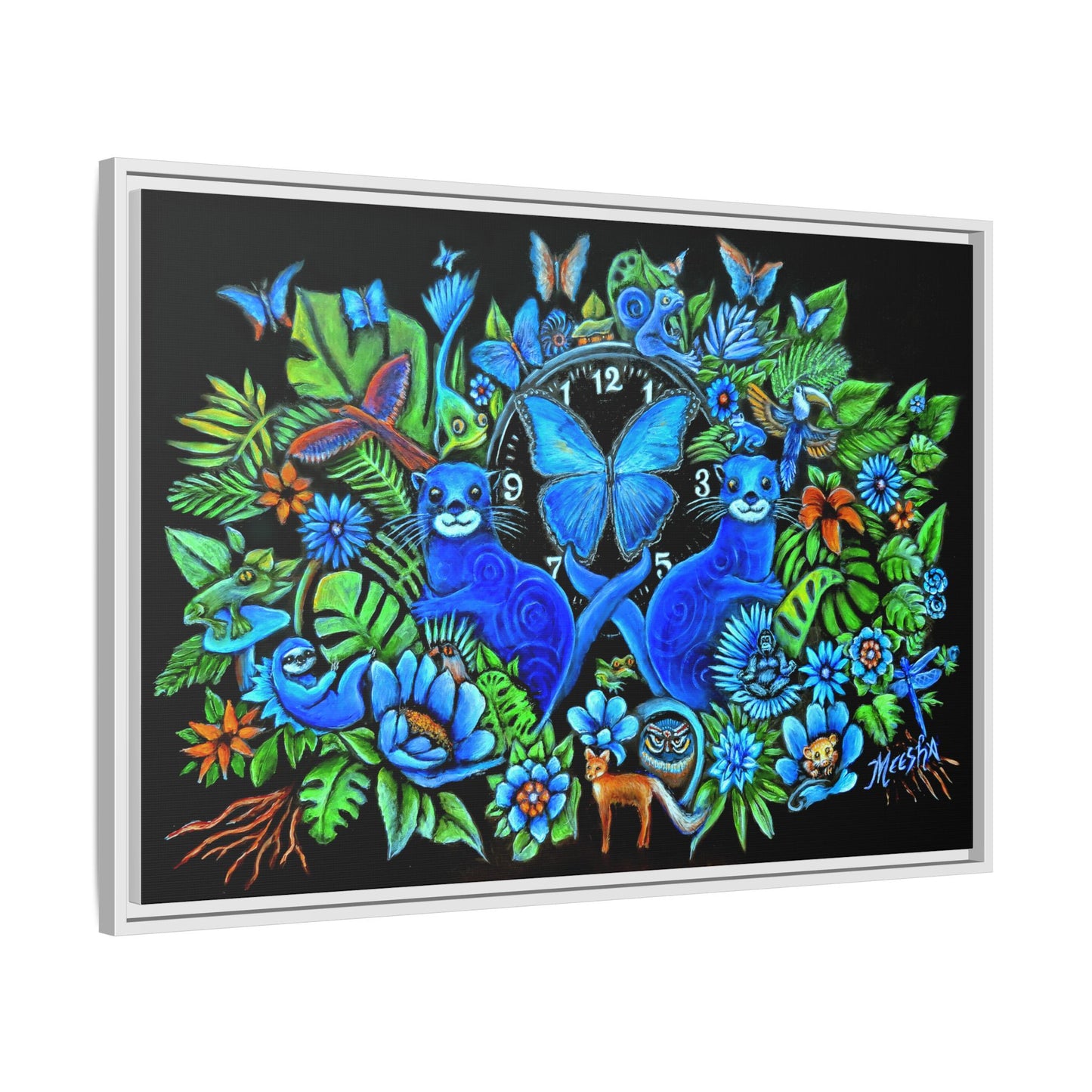 Out of Time Framed Canvas Print